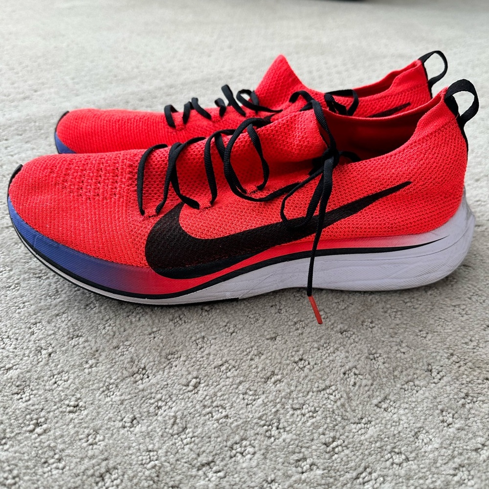 Nike Men’s Zoom Fly Flyknit Running Shoes - Red/Black